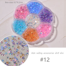 Load image into Gallery viewer, 1 Set Nail Art Jewelry Bow Aurora Bear Rhinestone Pearl Mixed Nail Decoration Manicure Accessories Nail Art Ornaments
