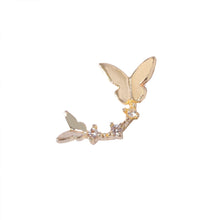 Load image into Gallery viewer, Nail Art Butterfly Jewelry Zircon Light Luxury Nail Art Decorations Nail Metal Accessories Manicure Ornaments
