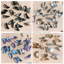 Load image into Gallery viewer, 20pcs Nail Art Crystal Butterfly Wing Jewelry Shiny Three-dimensional Stitching Butterfly Nail Sticker Jewelry Manicure Accessories
