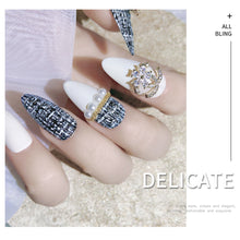 Load image into Gallery viewer, Nail Art Zircon Jewelry Bow Pearl Flower Butterfly Nail Jewelry Nail Art Decoration Manicure Accessories
