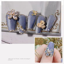 Load image into Gallery viewer, Nail Art Zircon Jewelry Bow Pearl Flower Butterfly Nail Jewelry Nail Art Decoration Manicure Accessories
