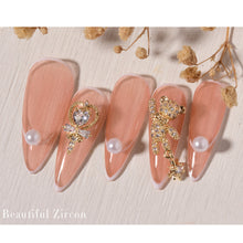 Load image into Gallery viewer, Nail Art Zircon Jewelry Bow Pearl Flower Butterfly Nail Jewelry Nail Art Decoration Manicure Accessories
