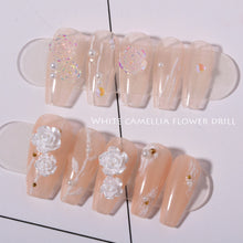 Load image into Gallery viewer, 30pcs Nail Art Camellia Jewelry Resin Nail Decoration Symphony Three-dimensional Flower Manicure Accessories
