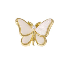 Load image into Gallery viewer, Nail Art Crystal Butterfly Jewelry Gold Edge Metal Rhinestone Three-dimensional Nail Butterfly Jewelry Nail Art Decoration
