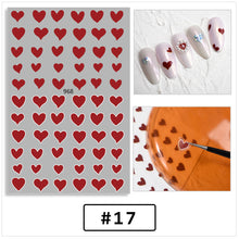 Load image into Gallery viewer, Nail Art Love Stickers Small Fresh Stars Adhesive Nail Stickers Manicure Accessories Nail Art Decoration
