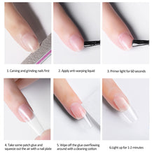 Load image into Gallery viewer, 10ml Solid Patch Nail Patch Adhesive Canned Nail Patch Gel Phototherapy Glue Nail Art Tools Manicure Supplies
