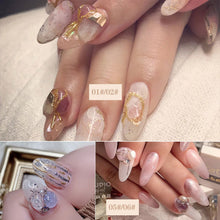 Load image into Gallery viewer, Natural Nail Crystal Stone Jewelry Strawberry Crystal White Crystal Irregular Gravel DIY Manicure Decoration
