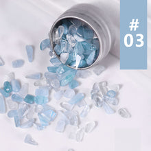 Load image into Gallery viewer, Natural Nail Crystal Stone Jewelry Strawberry Crystal White Crystal Irregular Gravel DIY Manicure Decoration
