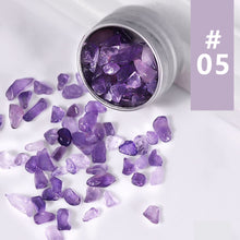 Load image into Gallery viewer, Natural Nail Crystal Stone Jewelry Strawberry Crystal White Crystal Irregular Gravel DIY Manicure Decoration
