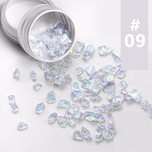 Load image into Gallery viewer, Natural Nail Crystal Stone Jewelry Strawberry Crystal White Crystal Irregular Gravel DIY Manicure Decoration
