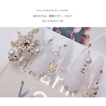 Load image into Gallery viewer, Nail Art Jewelry Stereo Steel Balls Highlight Pearls Mixed Nail Decoration Beads Manicure Art Accessories
