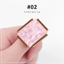 Load image into Gallery viewer, Faux Shell Rings Palette Nail Paint Palette Resin Palette Manicure Draw Paint Tool Nail Art Accessories
