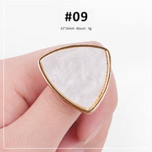 Load image into Gallery viewer, Faux Shell Rings Palette Nail Paint Palette Resin Palette Manicure Draw Paint Tool Nail Art Accessories
