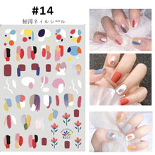 Load image into Gallery viewer, Cute Nail Decoration Stickers Durable Adhesive Nail Stickers Creative Fashion Nail Art Decoration Accessories
