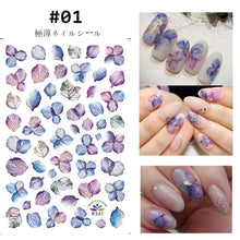 Load image into Gallery viewer, Ribbon Nail Stickers Creative Fashion Nail Stickers Durable Adhesive Nail Art Decoration Stickers Manicure Accessories
