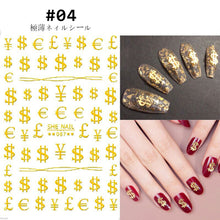 Load image into Gallery viewer, Creative Fashion Nail Stickers Durable Adhesive Nail Stickers Nail Art Decoration Manicure Accessories
