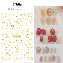 Load image into Gallery viewer, Creative Fashion Nail Stickers Durable Adhesive Nail Stickers Nail Art Decoration Manicure Accessories
