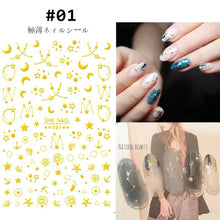 Load image into Gallery viewer, Creative Fashion Nail Stickers Durable Adhesive Nail Stickers Nail Art Decoration Manicure Accessories
