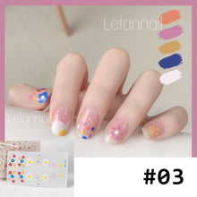 Load image into Gallery viewer, 14pcs/Sheet Nail Art Stickers Rainbow Doodle Water Ripple Nail Stickers Waterproof Durable Nail Stickers Manicure Art Accessories

