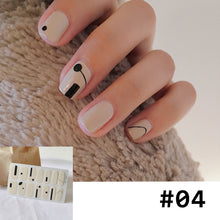 Load image into Gallery viewer, 14pcs/Sheet Caramel Frosted Nail Art Stickers Full Cover Waterproof Tearable Nail Stickers Manicure Art Accessories

