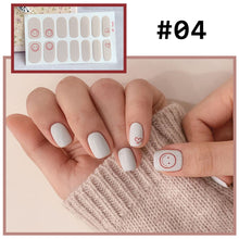 Load image into Gallery viewer, 14pcs/Sheet Cute Cartoon Nail Stickers Full Cover Waterproof Tearable Nail Stickers Manicure Art Supplies
