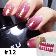 Load image into Gallery viewer, 14pcs/Sheet Small Fresh Nail Stickers Leopard Print Nail Stickers Waterproof Tearable Nail Stickers Nail Art Accessories
