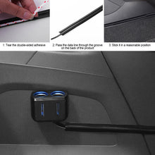 Load image into Gallery viewer, 4Pcs Car Cable Clips Organizers Concealed Wire Cover Line Sleeve Vehicle Beam Clamp Auto Accessories
