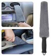 Load image into Gallery viewer, Universal Car Cleaning Brush Dashboard Vent Detailing Cleaning Cloth Tool Auto Accessories Coral Fleece

