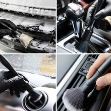 Load image into Gallery viewer, 3Pcs Car Detailing Brush Set Interior Exterior Air Vents Dashboard Cleaning Tools Auto Detail Tool Ultra-Soft Car Detailing Brush Kit
