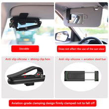 Load image into Gallery viewer, 1080 Degree Rotatable Car Phone Holder Multifunctional Auto Rearview Mirror Seat Hanging Clip Bracket Cell Phone Holder
