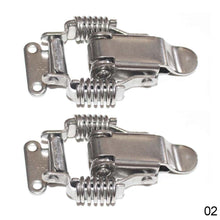 Load image into Gallery viewer, 2Pcs Car Bumper Security Hook Quick Release Fasteners Lock Clip Kit Accessories Truck Hood Clip Hasps
