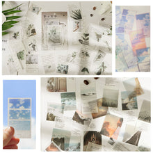 Load image into Gallery viewer, 40pcs/pack Letter of Time Poetry Washi Paper Stickers Diy Diary Deco Journal Decorative Stationery Stickers
