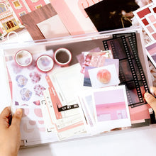 Load image into Gallery viewer, 64pcs/pack Kawaii Scrapbooking Material Set Sticker Aesthetic Washi Tape Planner Decoration Journal Supplies

