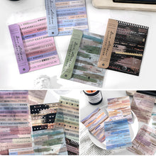 Load image into Gallery viewer, 6pcs PET English Phrase for Diary Stationery Supplies Planner Stickers Bullet Journal Scrapbooking Label Stickers

