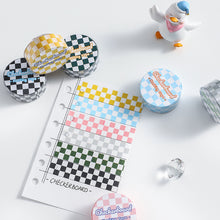 Load image into Gallery viewer, 3M/Roll Checkerboard Washi Tape Creative Masking Tape INS DIY Scrapbooking Diary Decorative Stationery Supplies
