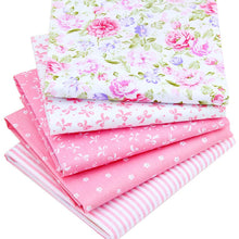 Load image into Gallery viewer, 5-8Pcs 20*25cm Cotton Printed Patchwork Cloth Flower Pattern Material Sewing Crafts Fabric For Diy Doll Clothes Pillowcase Needlework Sewing Quilting Cloth
