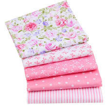 Load image into Gallery viewer, 5-8Pcs 20*25cm Cotton Printed Patchwork Cloth Flower Pattern Material Sewing Crafts Fabric For Diy Doll Clothes Pillowcase Needlework Sewing Quilting Cloth
