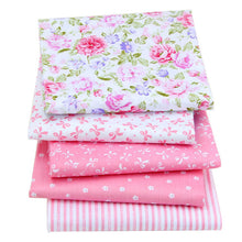 Load image into Gallery viewer, 5-8Pcs 20*25cm Cotton Printed Patchwork Cloth Flower Pattern Material Sewing Crafts Fabric For Diy Doll Clothes Pillowcase Needlework Sewing Quilting Cloth
