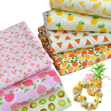 Load image into Gallery viewer, 5-8Pcs 20*25cm Cotton Printed Patchwork Cloth Flower Pattern Material Sewing Crafts Fabric For Diy Doll Clothes Pillowcase Needlework Sewing Quilting Cloth

