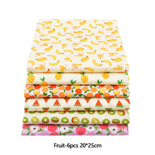 Load image into Gallery viewer, 5-8Pcs 20*25cm Cotton Printed Patchwork Cloth Flower Pattern Material Sewing Crafts Fabric For Diy Doll Clothes Pillowcase Needlework Sewing Quilting Cloth
