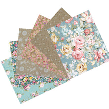 Load image into Gallery viewer, 7/8Pcs 20*25cm Cotton Printed Patchwork Cloth Flower Pattern Material Sewing Crafts Fabric For Diy Doll Clothes Pillowcase Needlework Sewing Quilting Cloth
