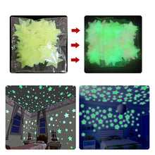 Load image into Gallery viewer, 40/70Pcs Luminous Star Wall Stickers Glow In The Dark Decal for Kids Baby Room Bedroom Christmas Home Decoration
