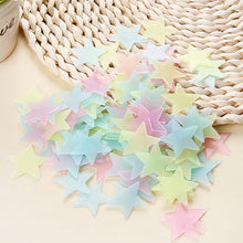 Load image into Gallery viewer, 40/70Pcs Luminous Star Wall Stickers Glow In The Dark Decal for Kids Baby Room Bedroom Christmas Home Decoration
