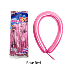 Load image into Gallery viewer, 10pcs Metallic Long Balloons DIY Strip Long Shape Balloon Tying Twist Modeling Balloon for Birthday Wedding Christmas Party
