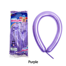 Load image into Gallery viewer, 10pcs Metallic Long Balloons DIY Strip Long Shape Balloon Tying Twist Modeling Balloon for Birthday Wedding Christmas Party
