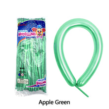 Load image into Gallery viewer, 10pcs Metallic Long Balloons DIY Strip Long Shape Balloon Tying Twist Modeling Balloon for Birthday Wedding Christmas Party
