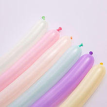 Load image into Gallery viewer, 10pcs Macaron Color Long Balloons DIY Strip Long Shape Balloon Tying Twist Modeling Balloon for Birthday Wedding Christmas Party
