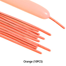 Load image into Gallery viewer, 10pcs Macaron Color Long Balloons DIY Strip Long Shape Balloon Tying Twist Modeling Balloon for Birthday Wedding Christmas Party
