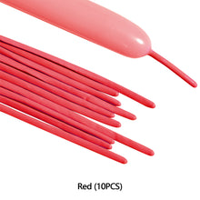 Load image into Gallery viewer, 10pcs Macaron Color Long Balloons DIY Strip Long Shape Balloon Tying Twist Modeling Balloon for Birthday Wedding Christmas Party

