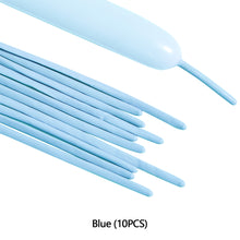 Load image into Gallery viewer, 10pcs Macaron Color Long Balloons DIY Strip Long Shape Balloon Tying Twist Modeling Balloon for Birthday Wedding Christmas Party
